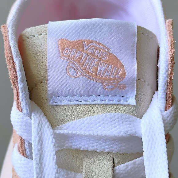 Vans Women's Sk8-Hi Tapered Color Block Suede / Canvas Sneaker in Lovely Peach - Picture 9 of 12